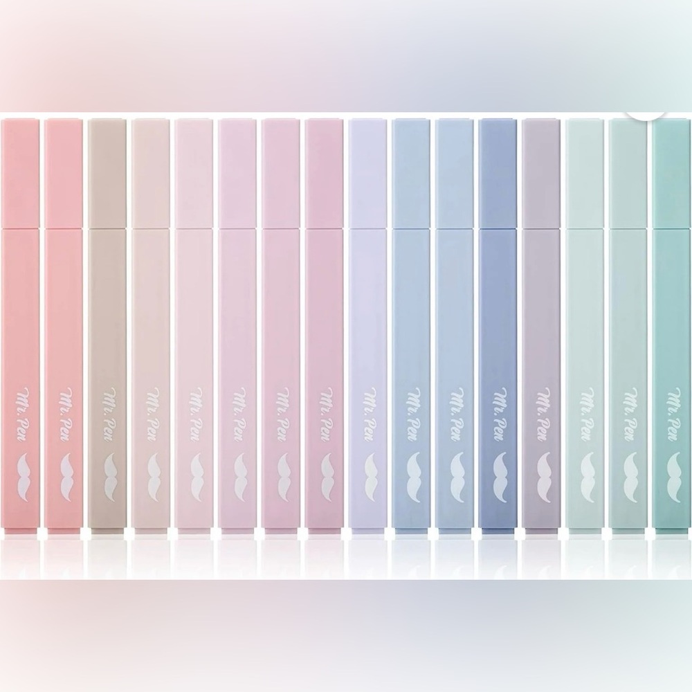 Mr. Pen 16 Assorted Colors Highlighter Set